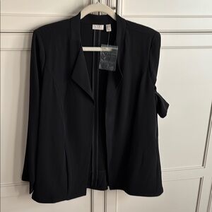 Logo Black Blazer Professional Suit Jacket M